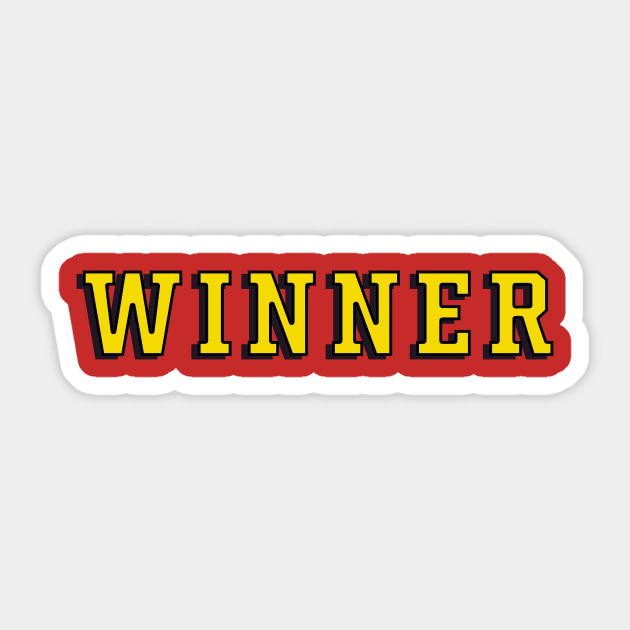 WINNER Sticker by Exposation